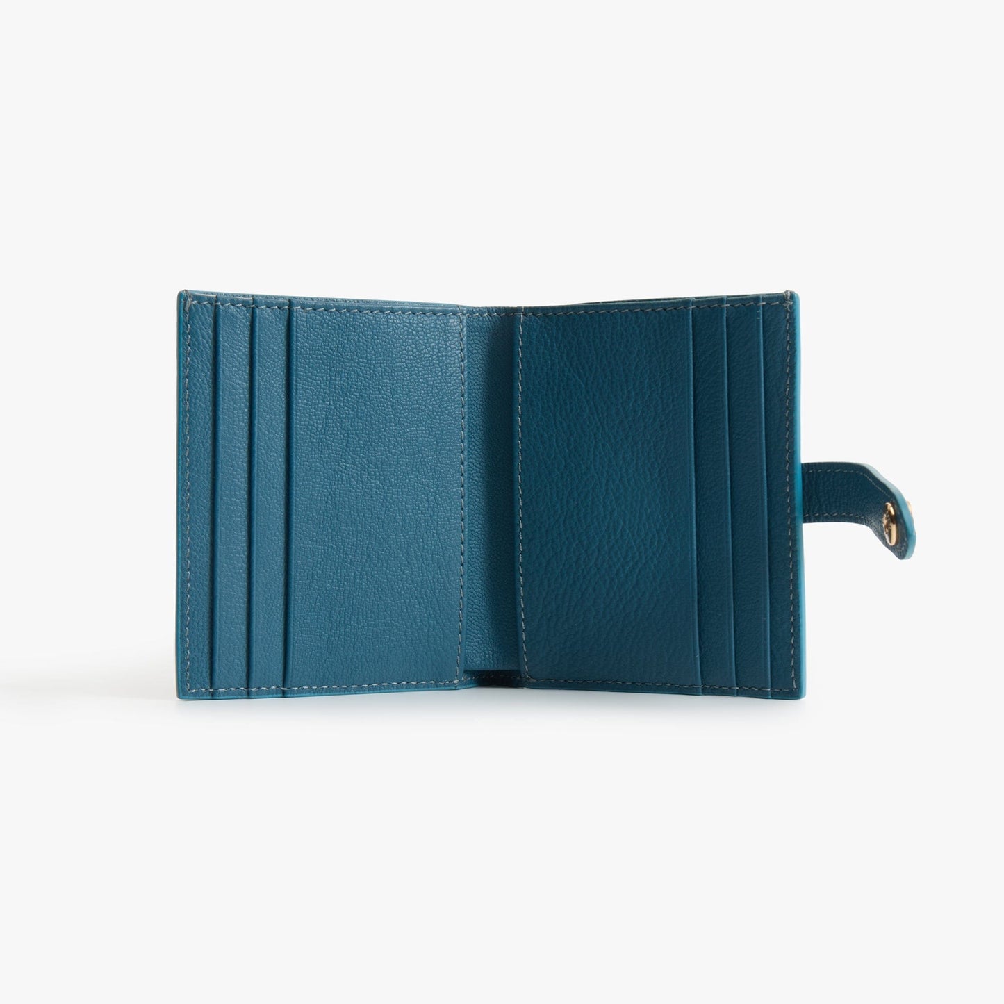 Classic Bifold Leather Wallet – 9 Card Slots with Coin Zip