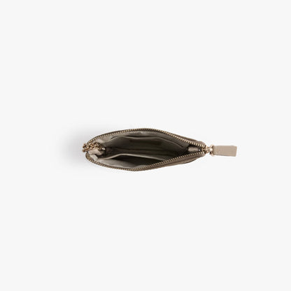 Leather Coin Pouch with Keyring – Small Zip Pouch for Women