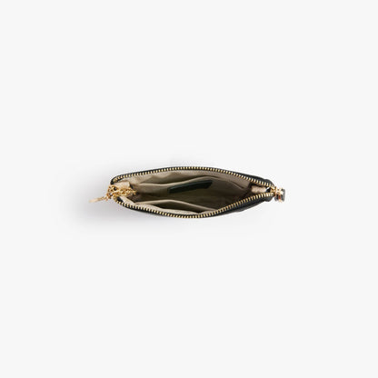 Leather Coin Pouch with Keyring – Small Zip Pouch for Women