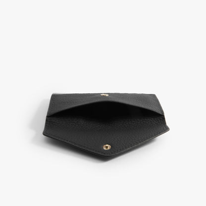 Leather Envelope Wallet – Slim Full-Grain Card Wallet for Women