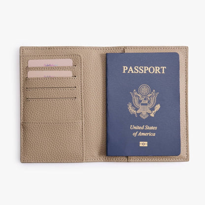 RFID Leather Passport Holder – Travel Wallet with Card Slots