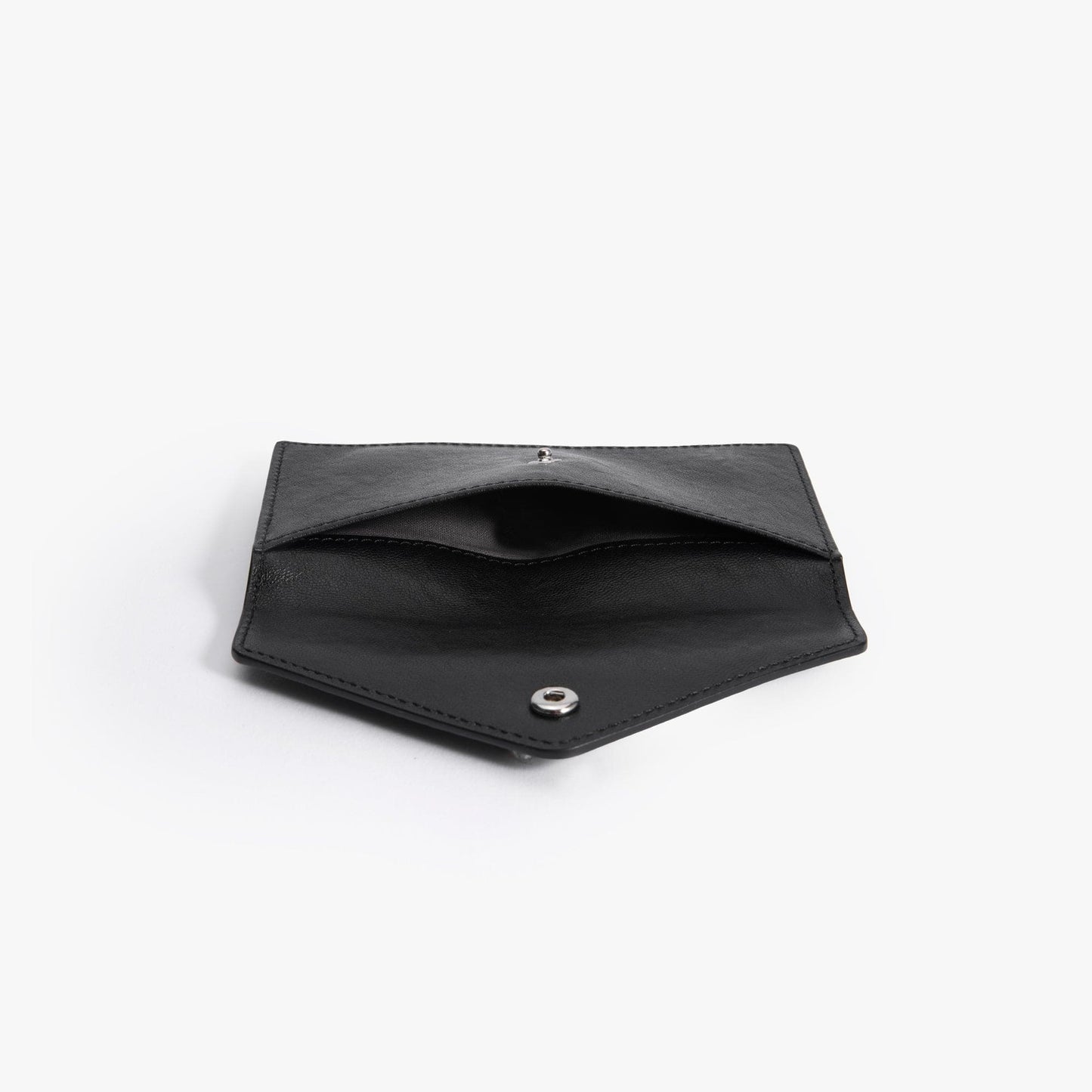 French Cowhide Leather Envelope Wallet – Slim 6-Card Wallet