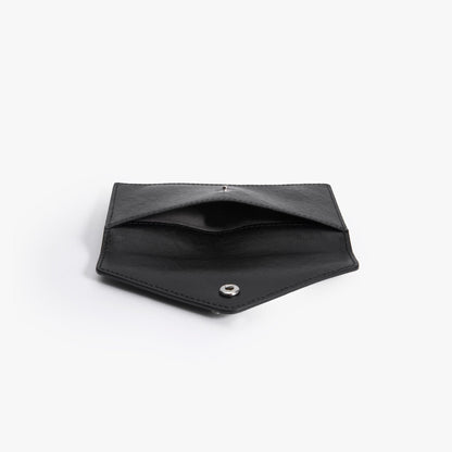 French Cowhide Leather Envelope Wallet – Slim 6-Card Wallet