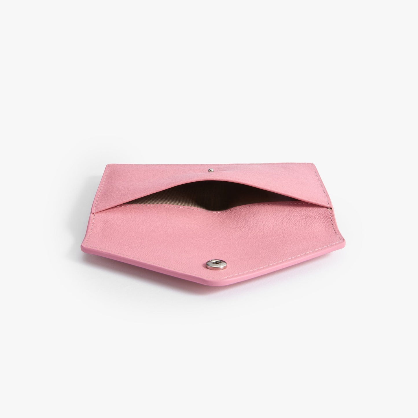 French Cowhide Leather Envelope Wallet – Slim 6-Card Wallet