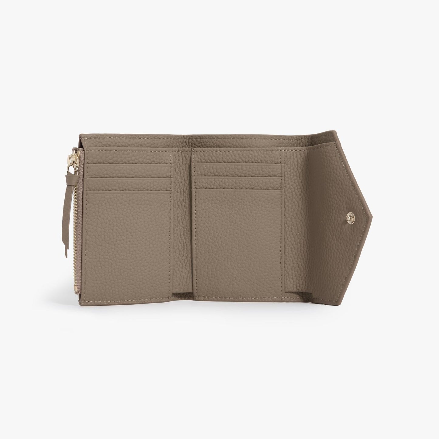 Leather Trifold Wallet for Women – Compact Card & Coin Wallet