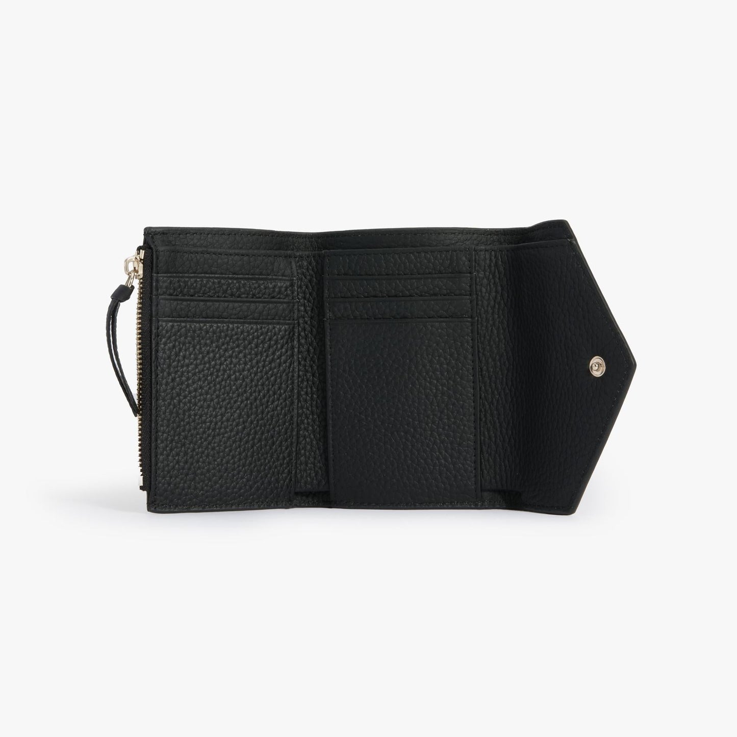 Leather Trifold Wallet for Women – Compact Card & Coin Wallet