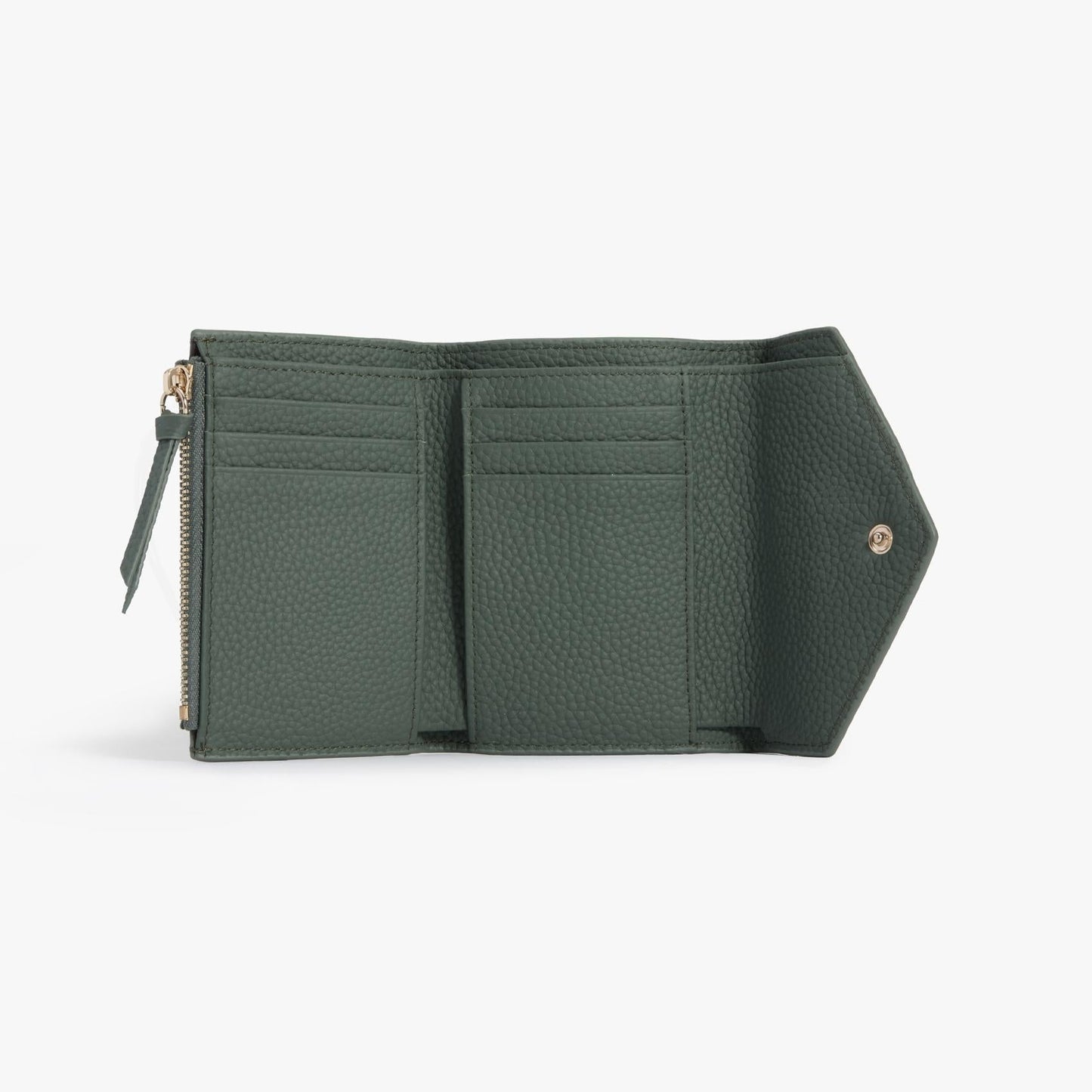 Leather Trifold Wallet for Women – Compact Card & Coin Wallet