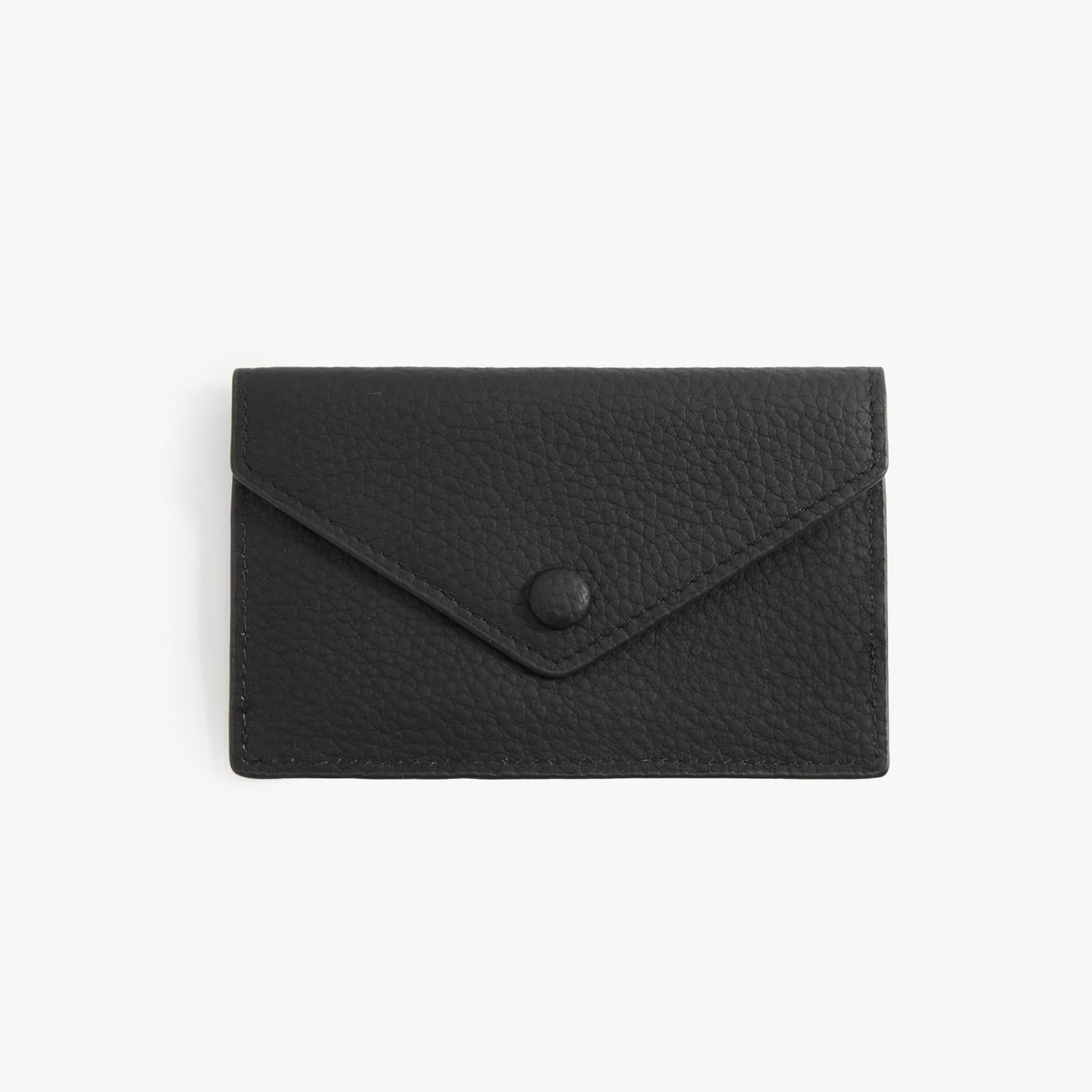 Leather Envelope Wallet, Slim Full-Grain Card Wallet for Women