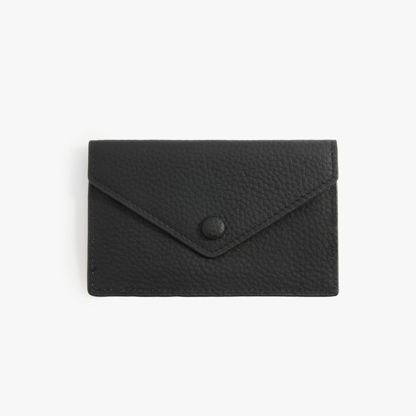 Leather Envelope Wallet – Slim Full-Grain Card Wallet for Women