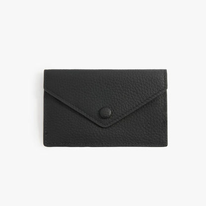 Leather Envelope Wallet – Slim Full-Grain Card Wallet for Women