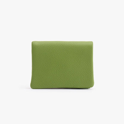 Soft Leather Bifold Wallet – 6 Card Slots with Zip Coin Pocket