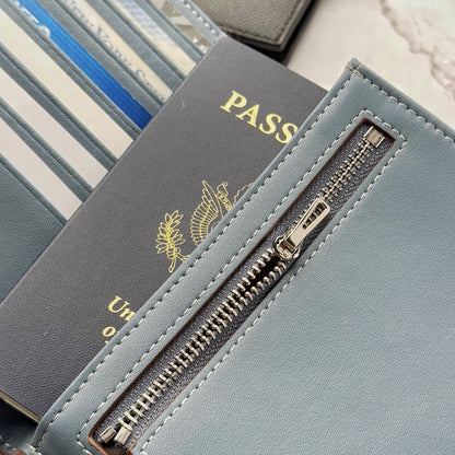 Leather Passport Wallet – Travel Wallet with 7 Card Slots