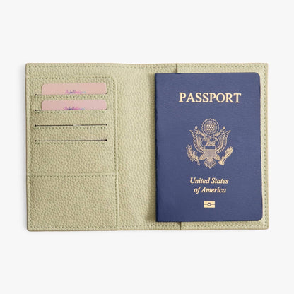 RFID Leather Passport Holder – Travel Wallet with Card Slots