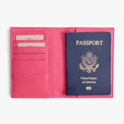 RFID Leather Passport Holder – Travel Wallet with Card Slots
