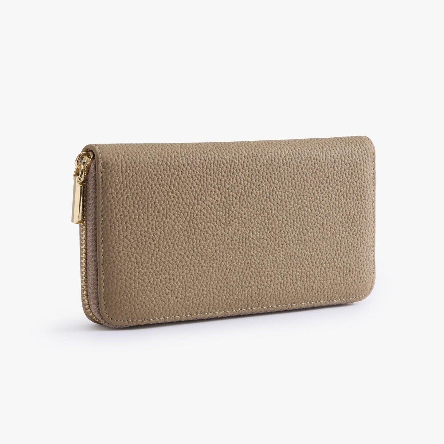 Zip-Around Leather Wallet – Large Clutch Wallet, Fits Phone