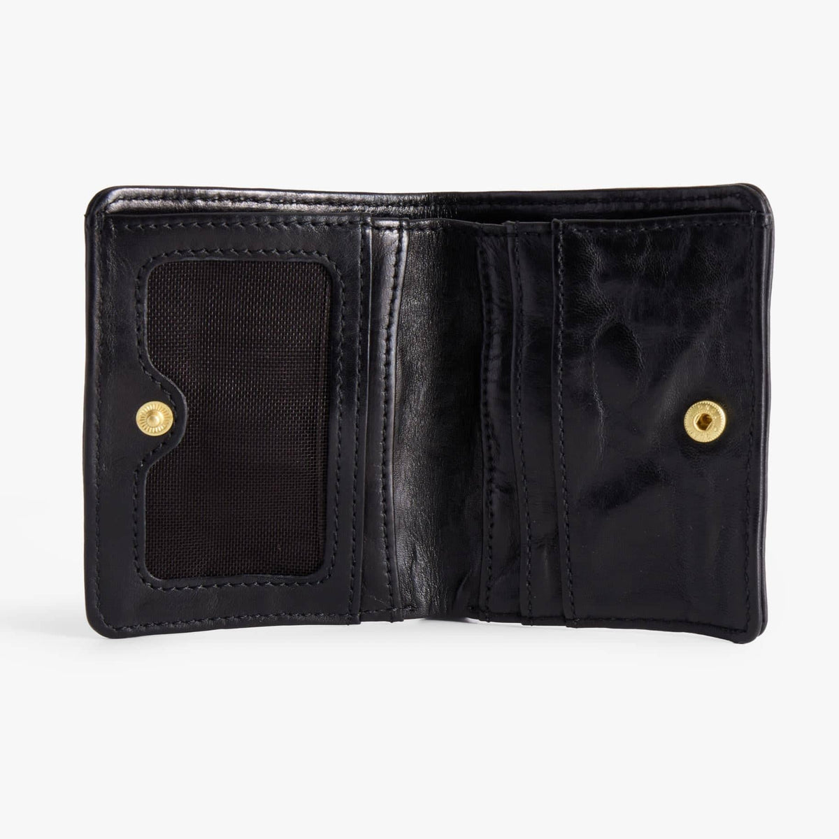 Slim Bifold Leather Wallet, Vegetable-Tanned with ID Slot