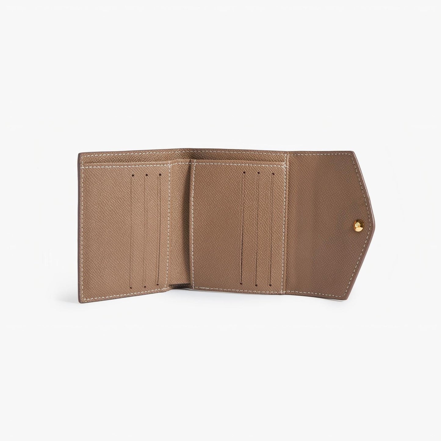 Epsom Leather Bifold Wallet – Cross-Grain Wallet with Coin Zip