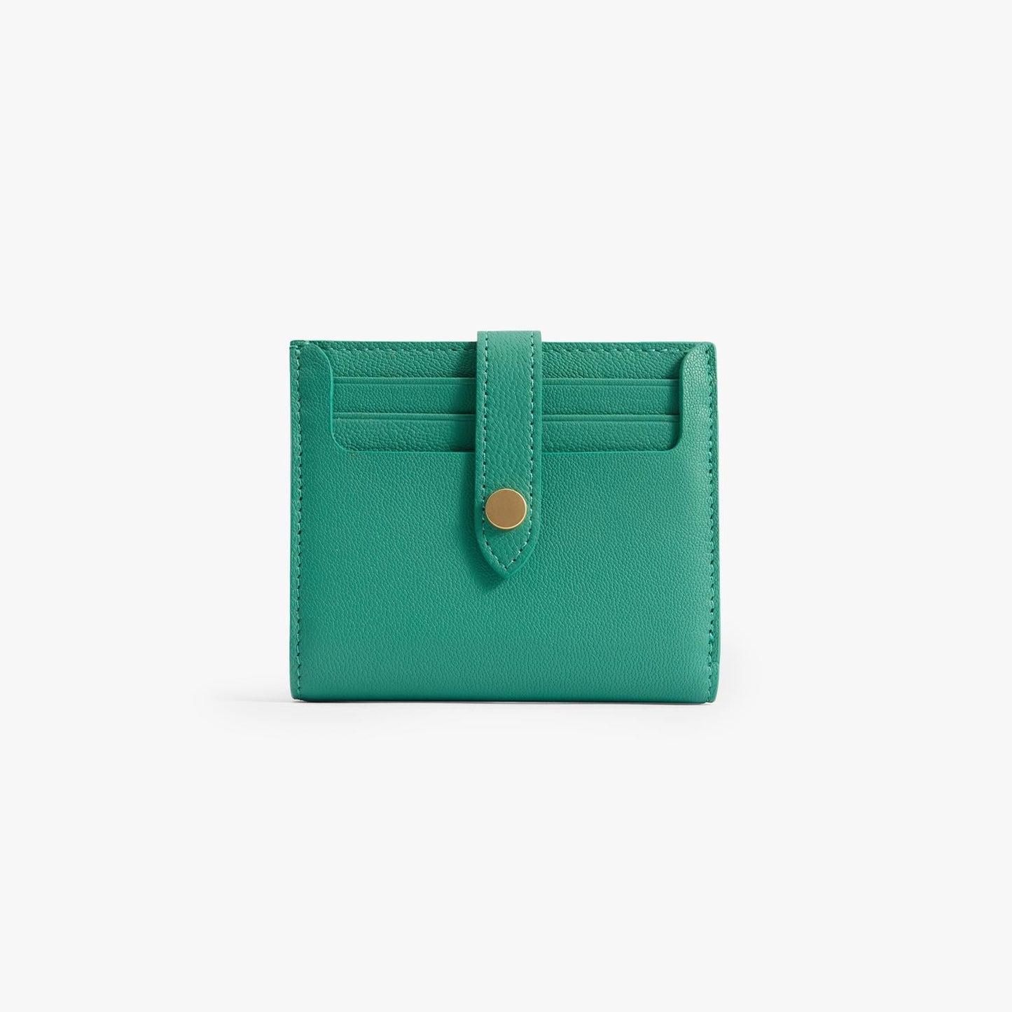 Classic Bifold Leather Wallet – 9 Card Slots with Coin Zip