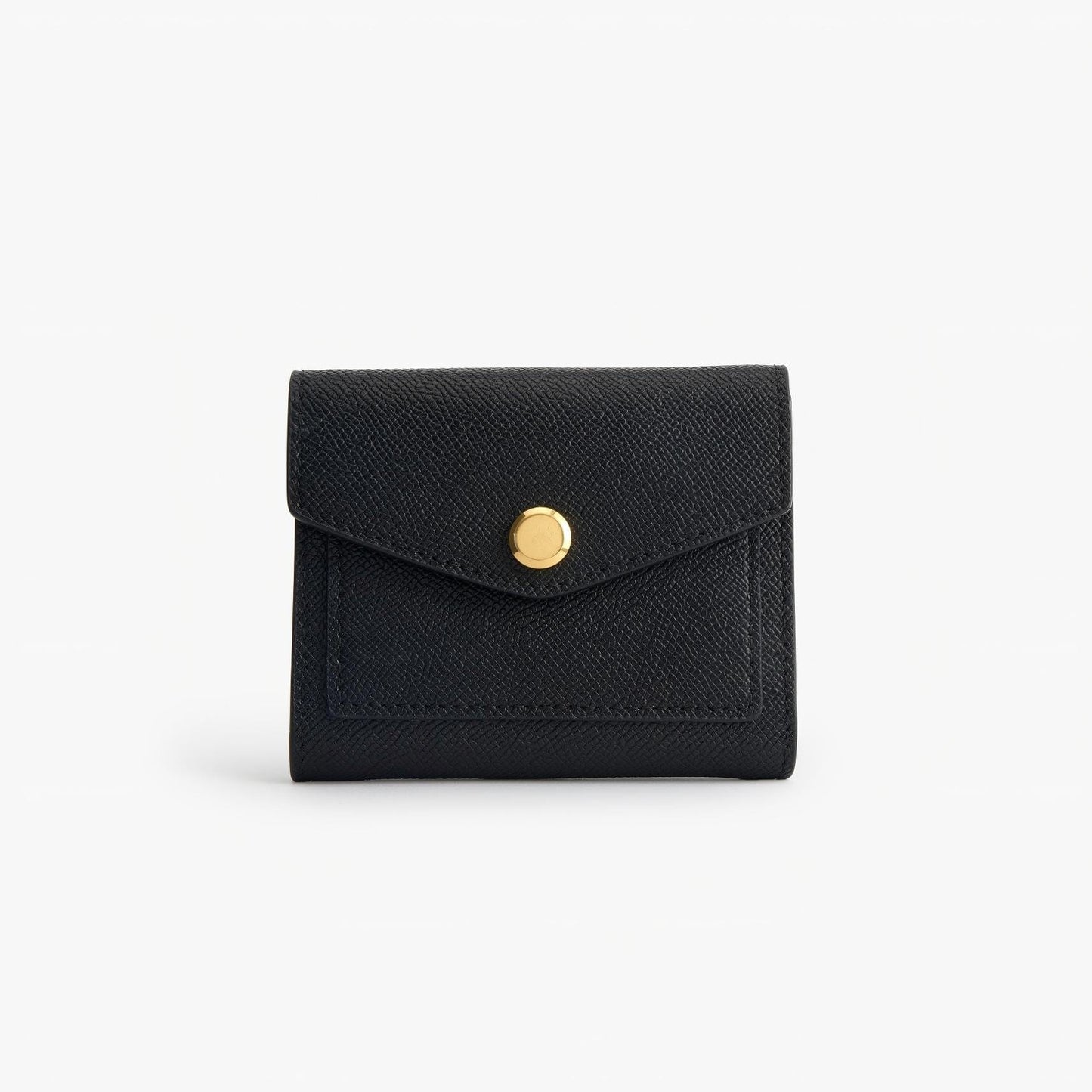 Epsom Leather Bifold Wallet – Cross-Grain Wallet with Coin Zip