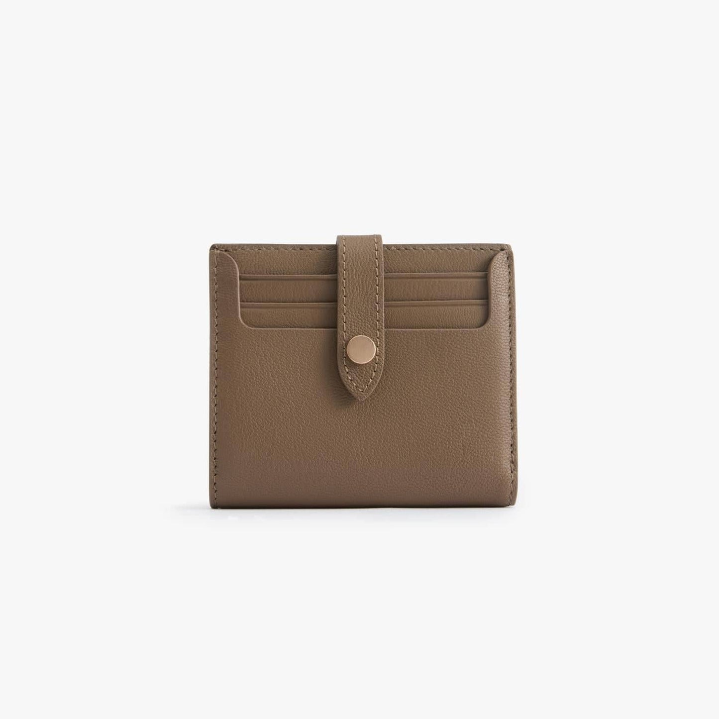 Classic Bifold Leather Wallet – 9 Card Slots with Coin Zip