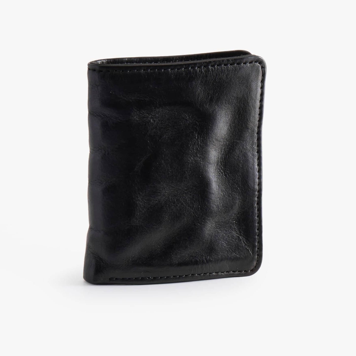 Slim Bifold Leather Wallet – Vegetable-Tanned with ID Slot