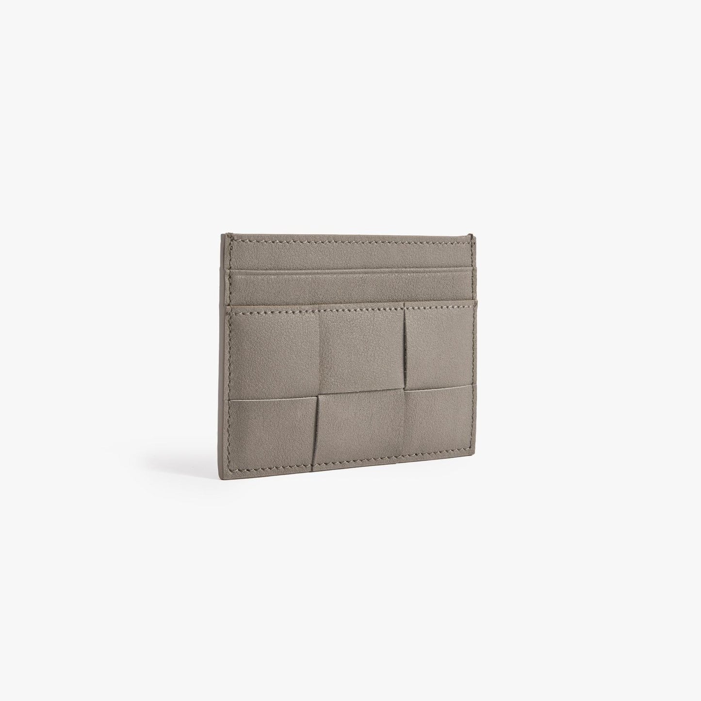 Handmade Woven Leather Card Holder – Slim Minimalist Wallet