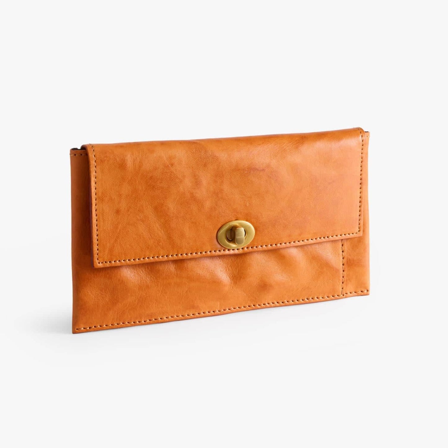 Long Leather Wallet with Detachable Card Holder – Veg-Tanned