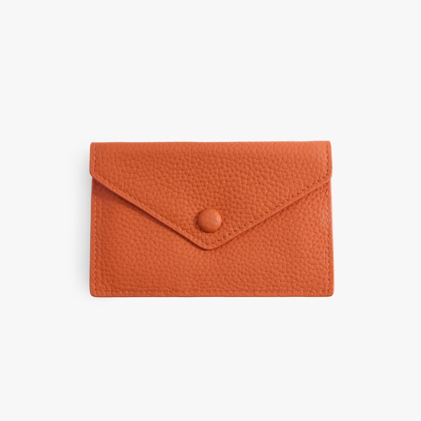 Leather Envelope Wallet – Slim Full-Grain Card Wallet for Women