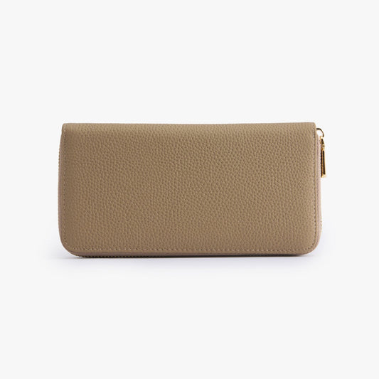 Zip-Around Leather Wallet – Large Clutch Wallet, Fits Phone