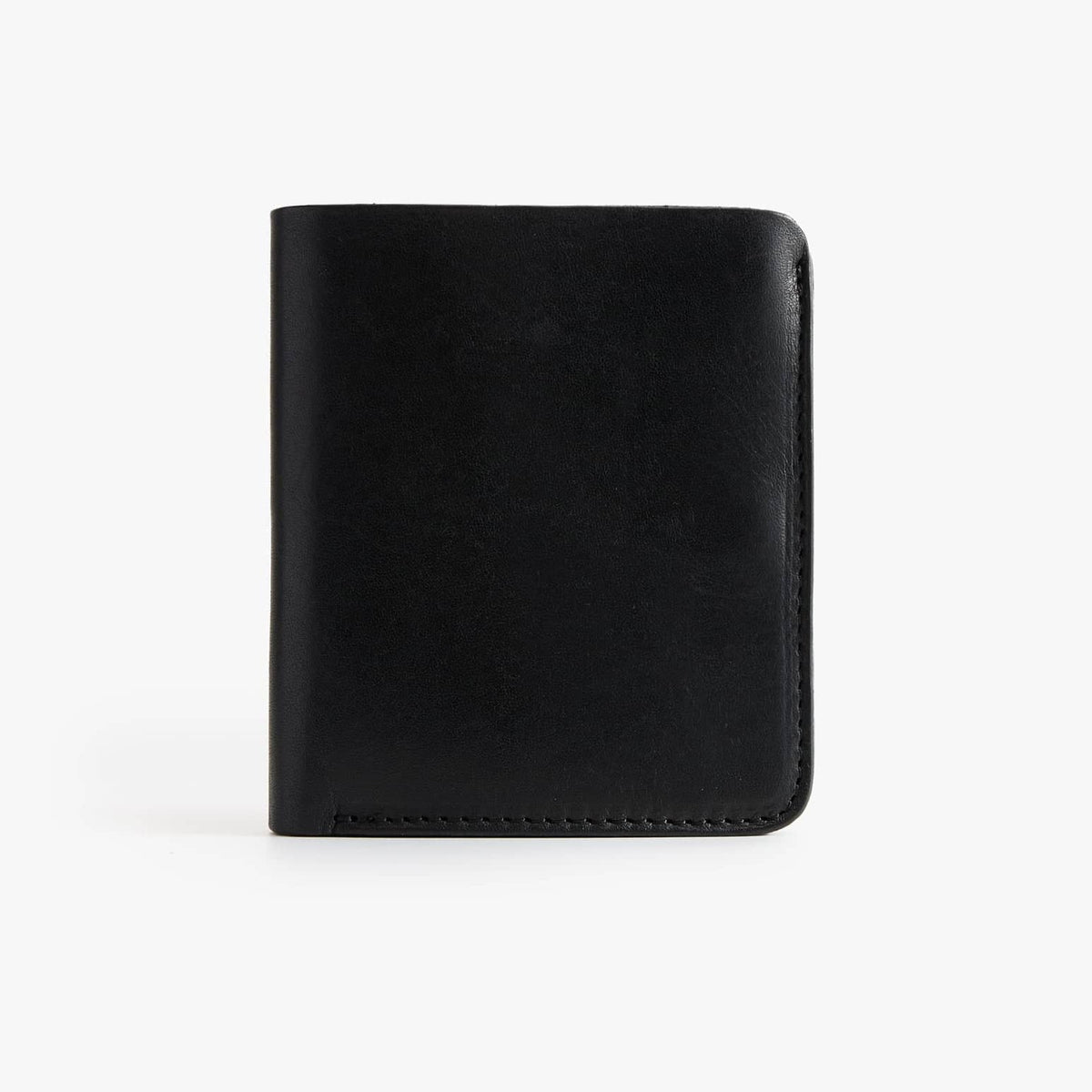 Leather Bifold Wallet with Coin Pocket, Vegetable-Tanned