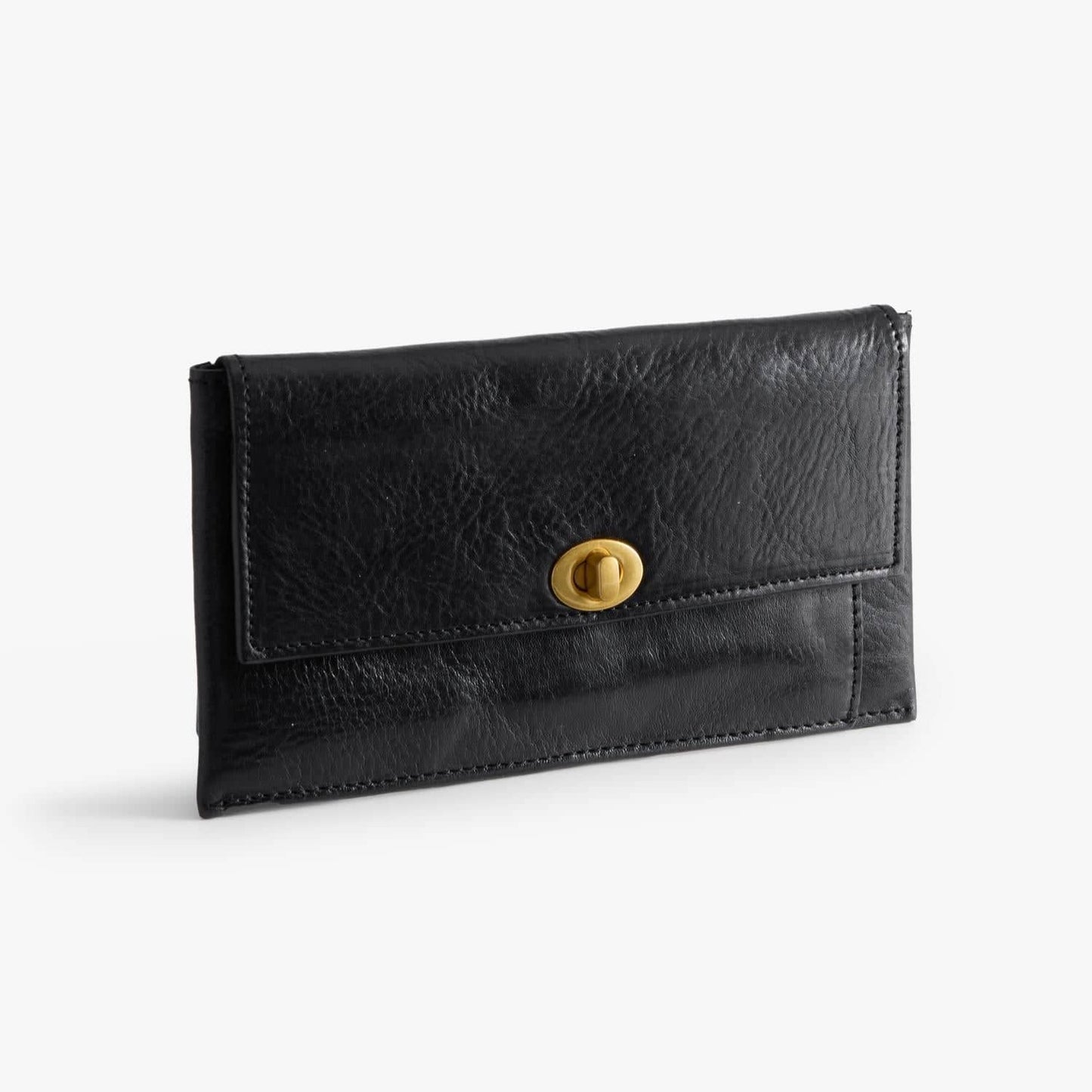 Long Leather Wallet with Detachable Card Holder – Veg-Tanned