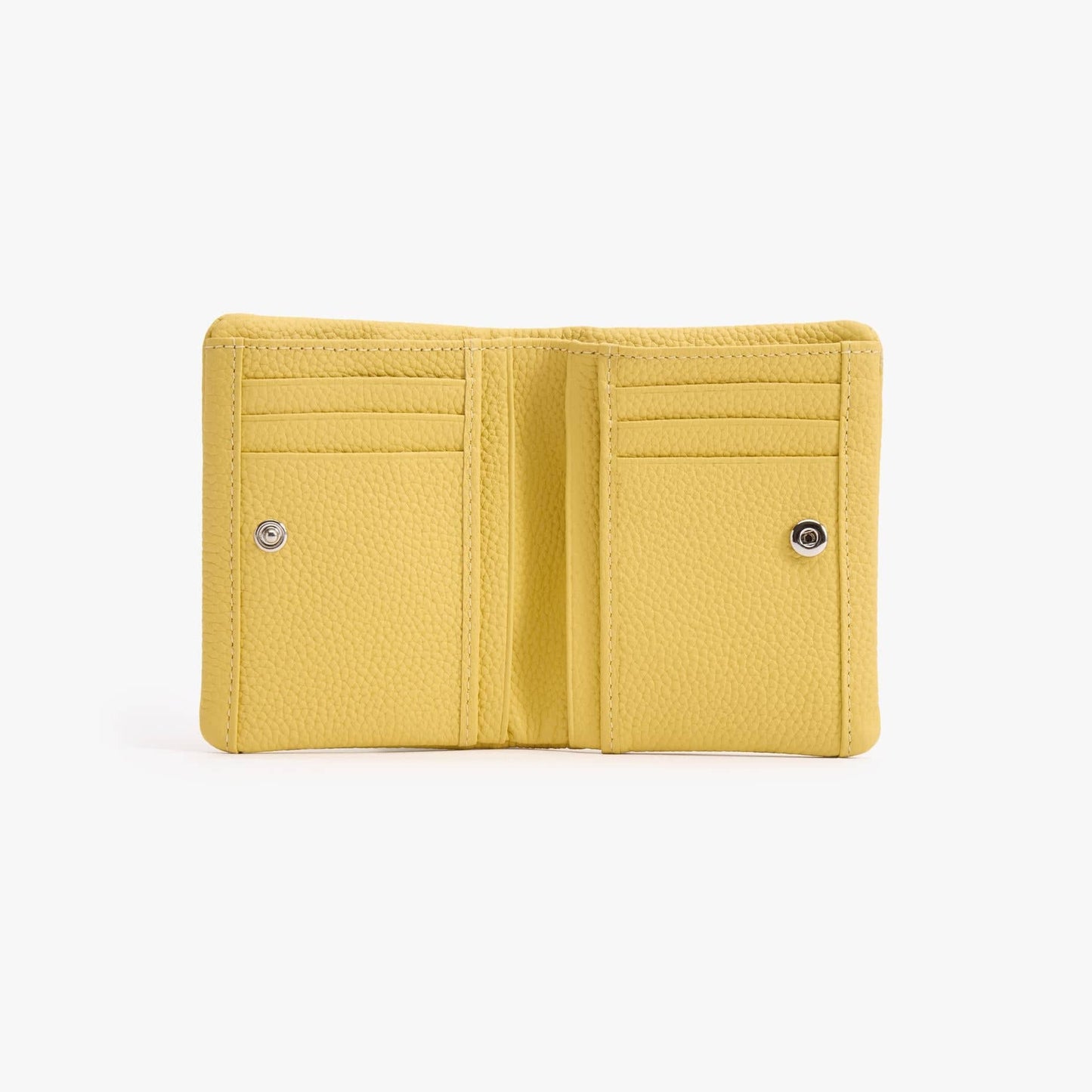 Soft Leather Bifold Wallet – 6 Card Slots with Zip Coin Pocket