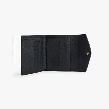 Epsom Leather Bifold Wallet – Cross-Grain Wallet with Coin Zip