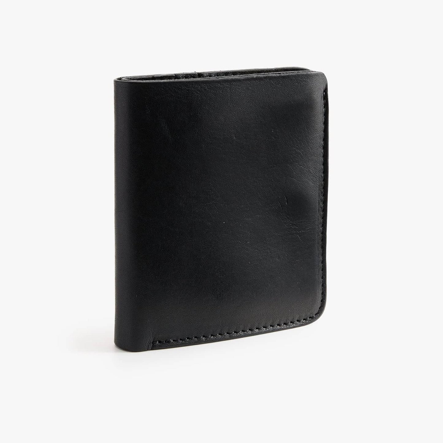 Leather Bifold Wallet with Coin Pocket – Vegetable-Tanned