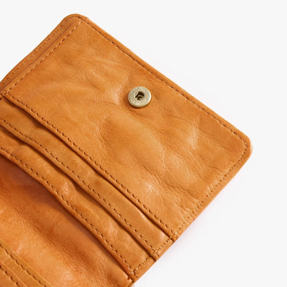 Slim Bifold Leather Wallet – Vegetable-Tanned with ID Slot