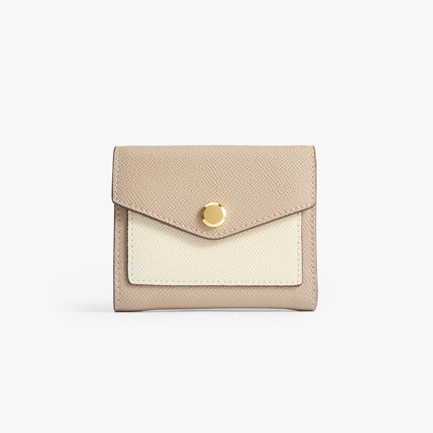 Epsom Leather Bifold Wallet – Cross-Grain Wallet with Coin Zip
