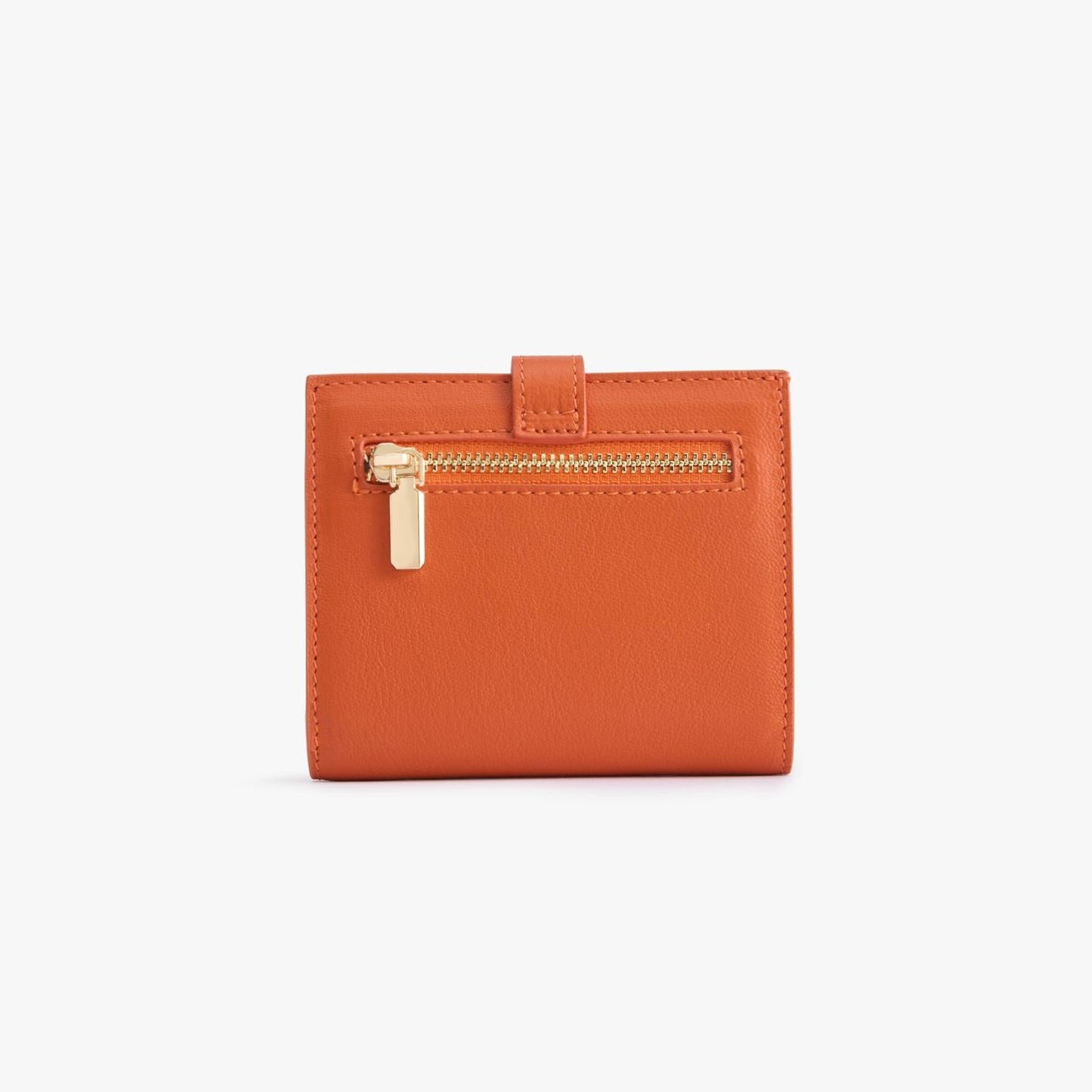 Classic Bifold Leather Wallet – 9 Card Slots with Coin Zip