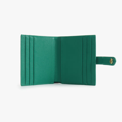 Classic Bifold Leather Wallet – 9 Card Slots with Coin Zip