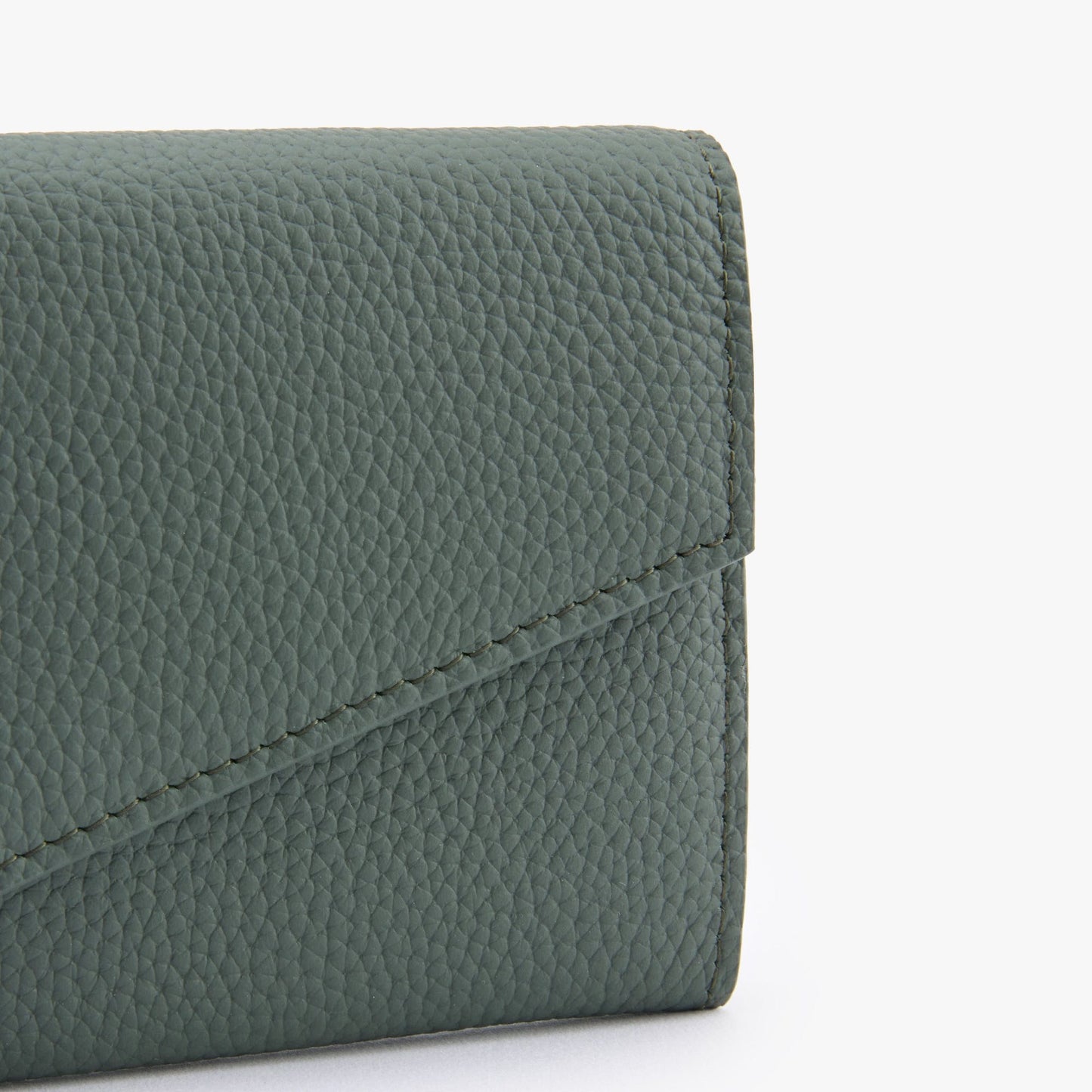 Long Leather Wallet for Women – 10 Card Slots, Fits Phone