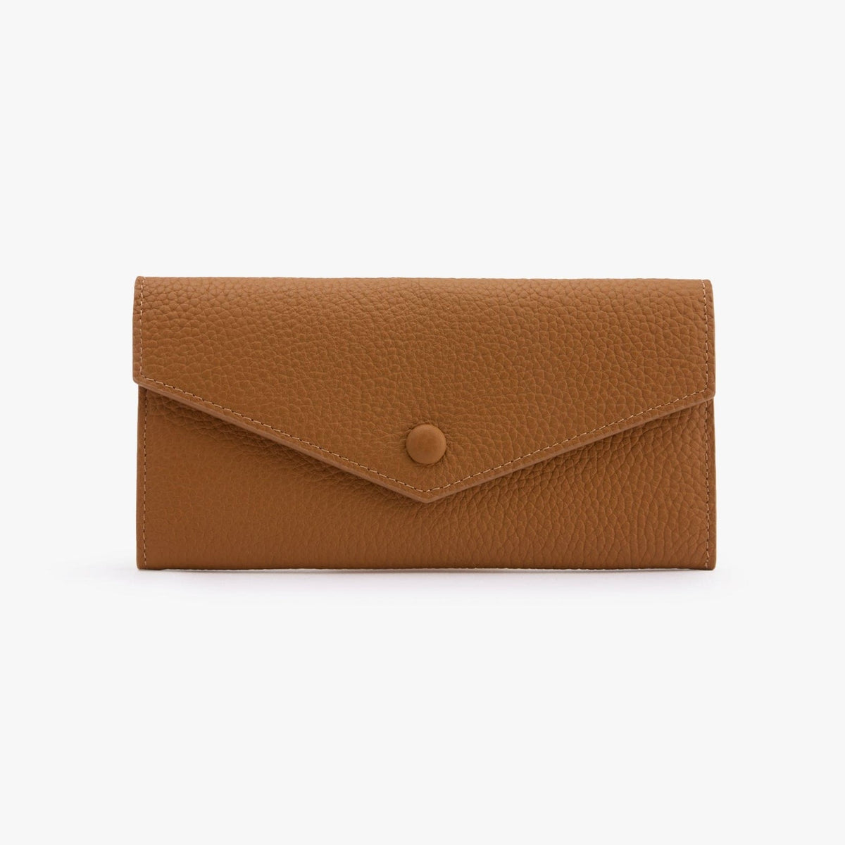 Long Leather Wallet for Women, 10 Card Slots, Fits Phone