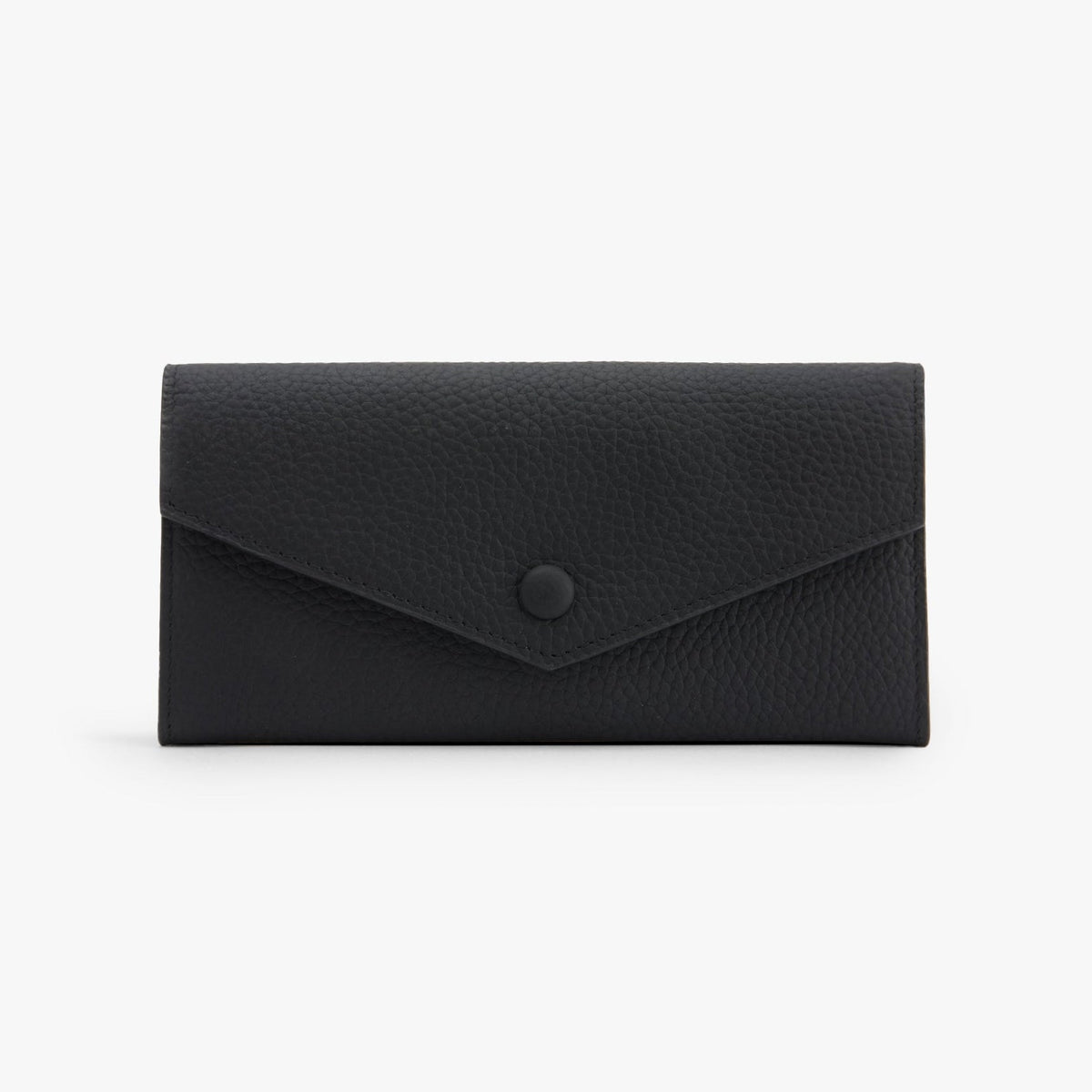 Long Leather Wallet for Women, 10 Card Slots, Fits Phone