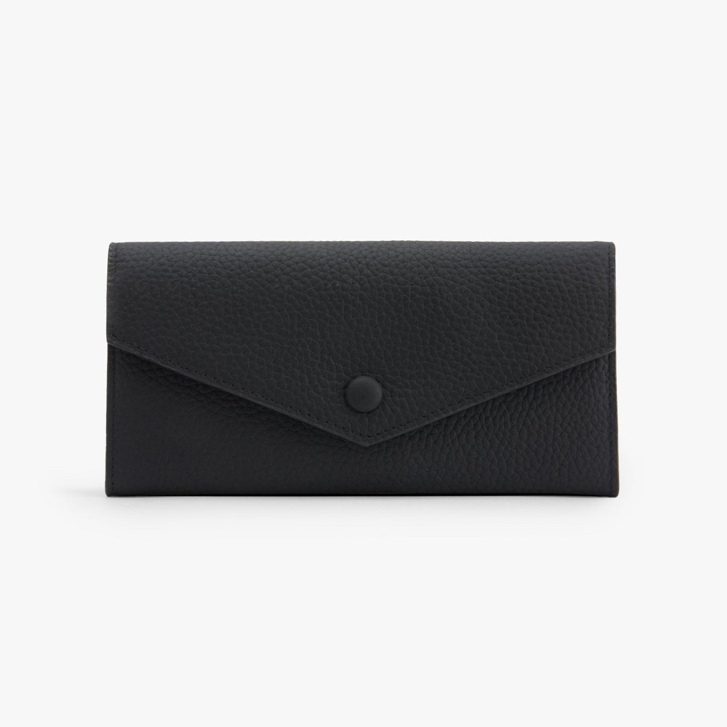 Long Leather Wallet for Women – 10 Card Slots, Fits Phone