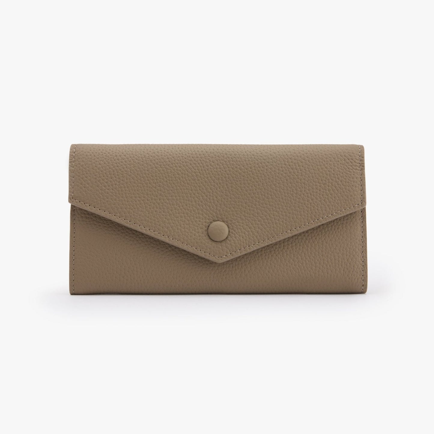 Long Leather Wallet for Women – 10 Card Slots, Fits Phone