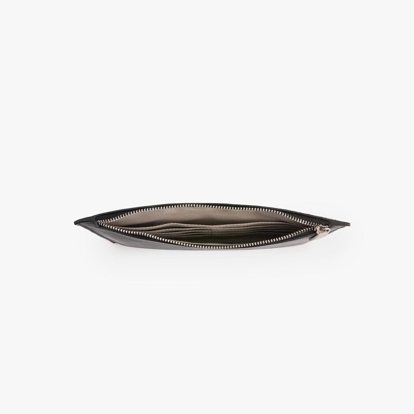 Ultra-Thin Long Leather Wallet – Double Zip Travel Wallet
