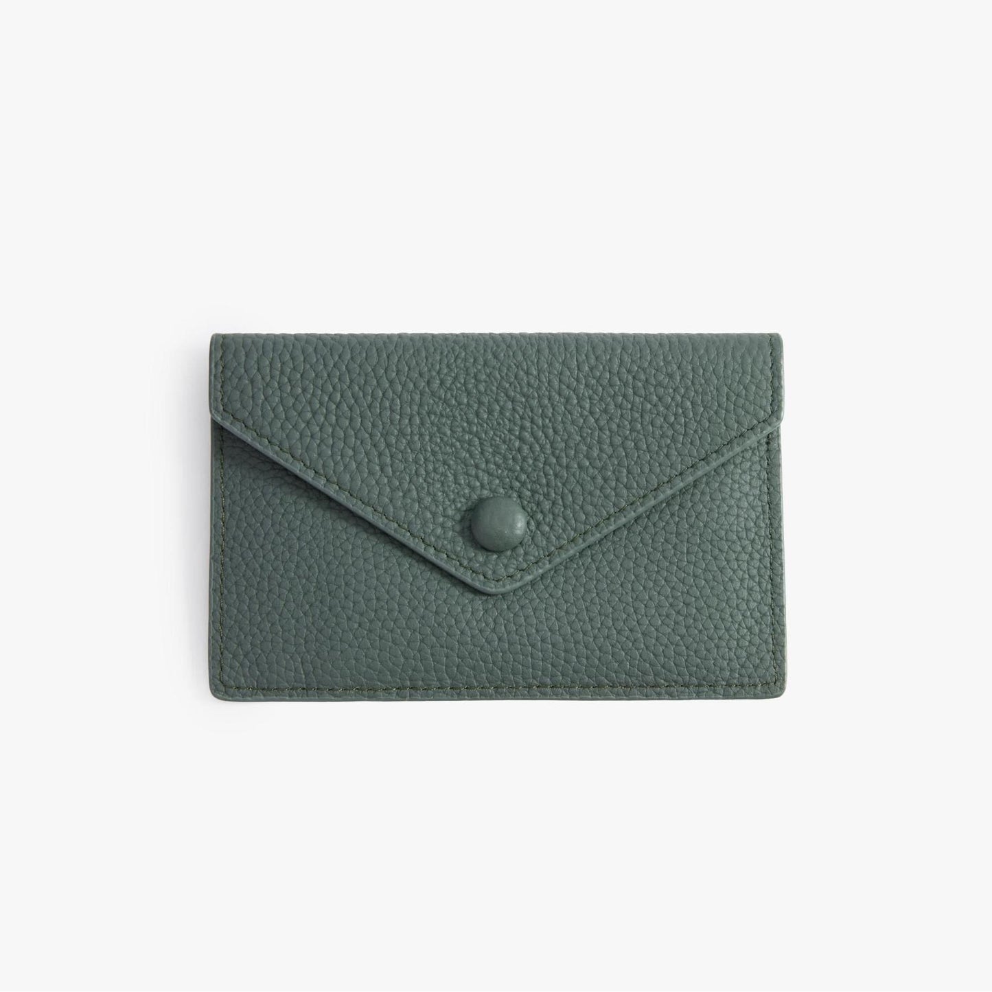 Leather Envelope Wallet – Slim Full-Grain Card Wallet for Women