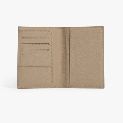 Leather Passport Holder – Travel Wallet with 6 Card Slots