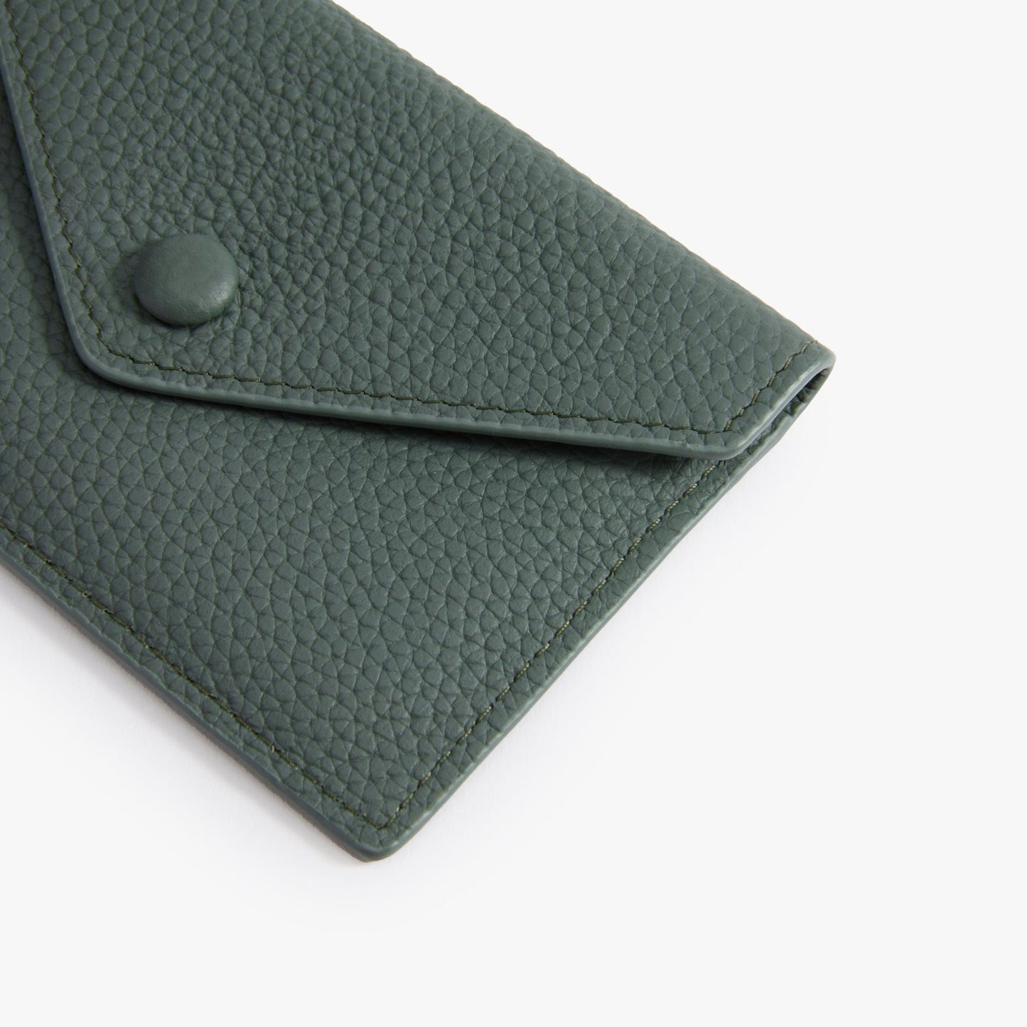 Leather Envelope Wallet – Slim Full-Grain Card Wallet for Women