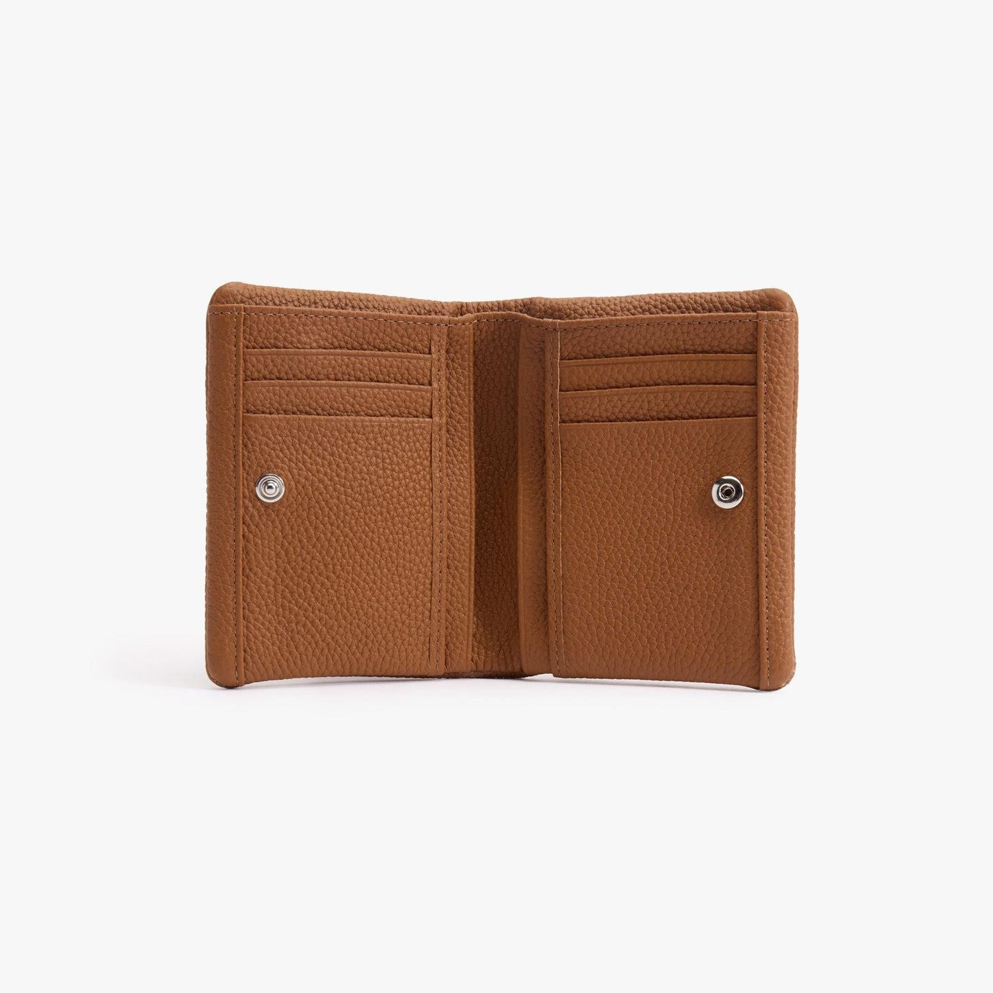 Soft Leather Bifold Wallet – 6 Card Slots with Zip Coin Pocket
