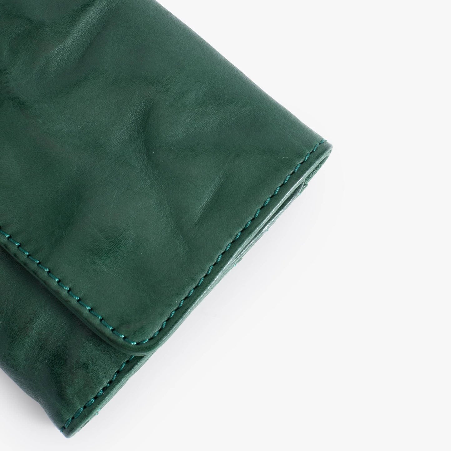 Vegetable-Tanned Leather Long Wallet – Slim Bifold for Men & Women