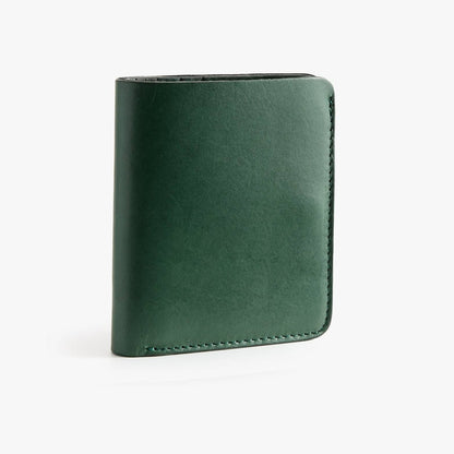 Leather Bifold Wallet with Coin Pocket – Vegetable-Tanned